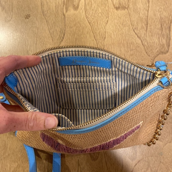 Draper James Nashville Straw Crossbody Handbag - Picture 3 of 4